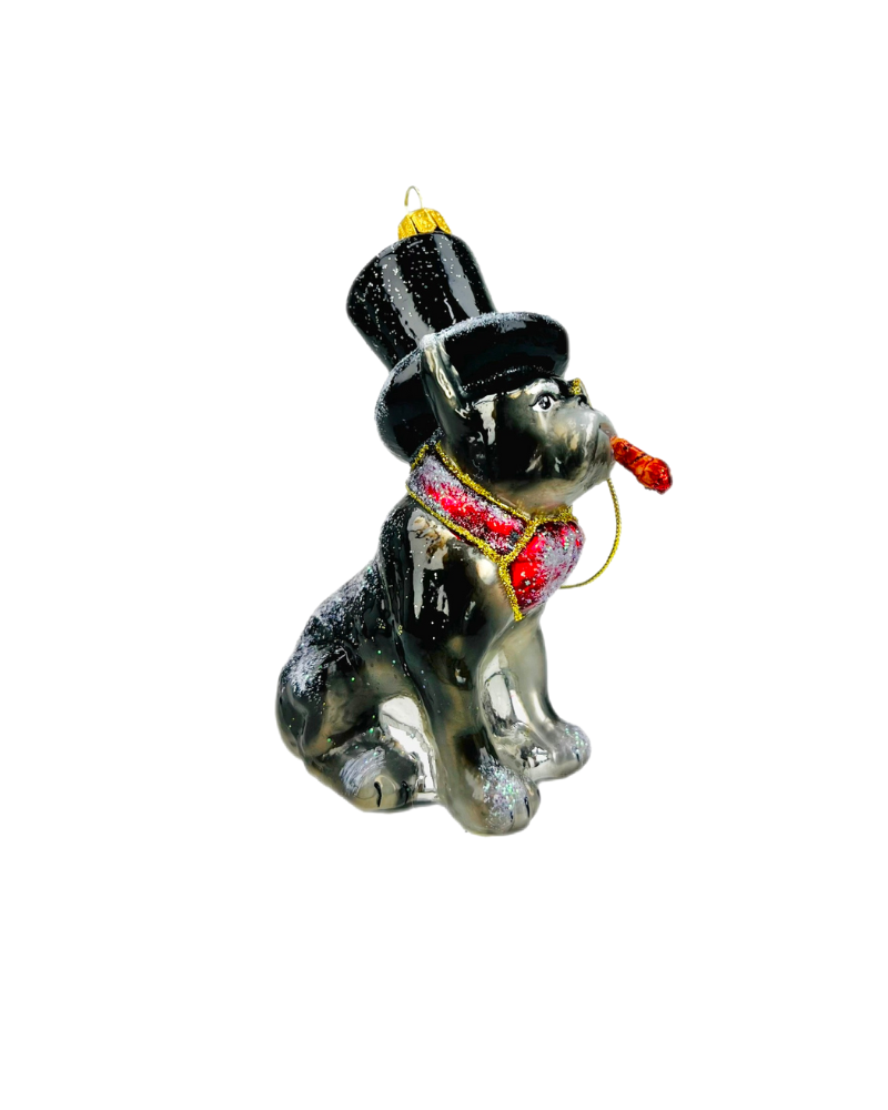 OK2 ornament – a unique glass ornament from The Ornament King's 2025 holiday collection.