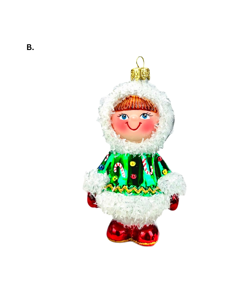 Elegant reindeer Christmas ornament with intricate detailing